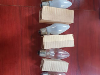 Becuri,лампа накаливания,E27-40W,60W,100W foto 1