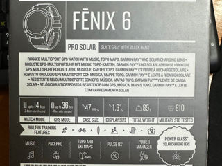 Умные Часы Garmin Fenix 6 Pro Solar foto 4