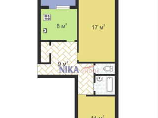 Apartament cu 2 camere, 60 m², Ciocana, Chișinău