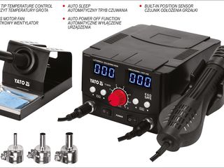 YT-82458 Сварка для пластика 2в1 , Statie de lipit 2 in 1 'Yato" foto 5