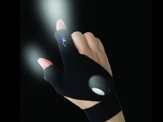 Светодиодная перчатка с подсветкой для ремонта авто, спорта,рыбалки