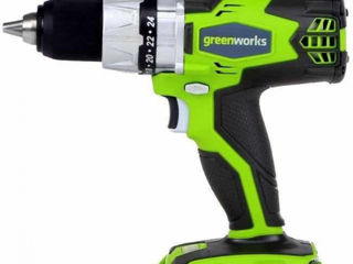 Mașină de înșurubat Greenworks GD24DD