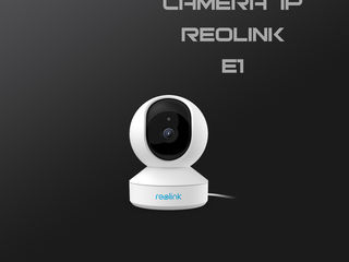 Camera IP Wireless Reolink E1, 3MP, 4mm, H.264, IR12m, Mic & Speaker, MicroSD foto 2