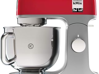 Robot de bucatarie kenwood kmix kmx750rd, 1000 W, vas inox 5 L, 6 trepte viteza, 3 accesorii patiser