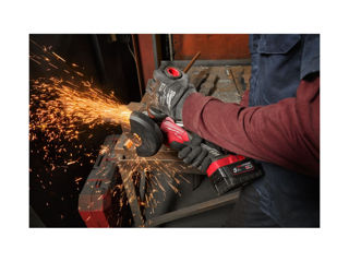 Polizor unghiular pe acumulator / угловая шлифмашина milwaukee m18 fuel fsag125x-0 4933478701 foto 6