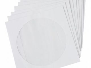 Plicuri albe pentru CD, DVD din hartie 50 bani bucata foto 1