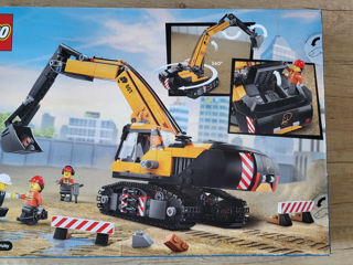 Constructor LEGO City 60420 Excavator de construcție galben foto 2