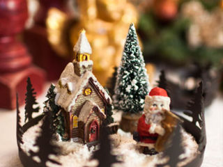 Decoratiuni de iarna,  confectionate manual, compozitii vii pentru masa de revelion. foto 7