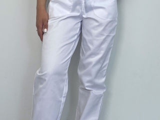 Pantaloni medicali Care - alb / CARE Медицинские брюки - Белый