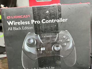 Lioncast wireless pro controller all black edition