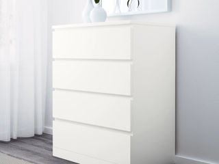 Comodă în stil scandinav IKEA Malm 80x100 - Livrare în toată Moldova! Credit 0%