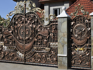 ворота и заборы из кованного железа foto 4