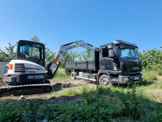 Bobcat s175 +  excavator e35 foto 2