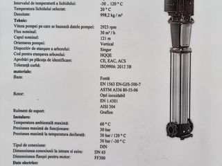 Pompa grundfos cr 32-8 15.0 kw q-30m3/h h-155m foto 2