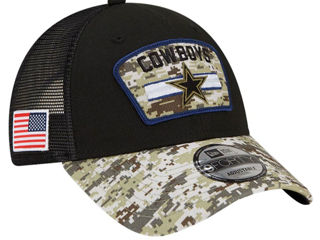 Dallas Cowboys New Era 9FORTY Trucker 2021 Salute to Service Cap foto 1