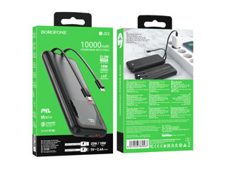 Power Bank BOROFONE BJ22 negru foto 2