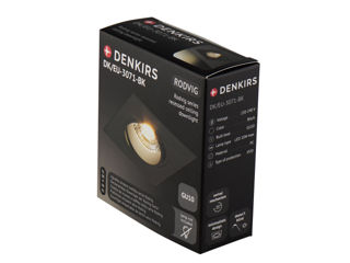 Spot incorporat Denkirs 10W IP20 DK/EU-3071-BK