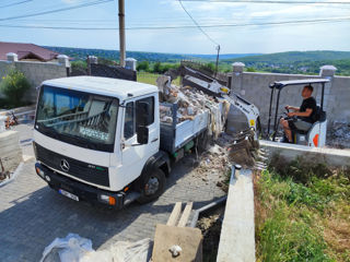 Evacuare deșeuri,materiale de construcții,servicii excavator. foto 1