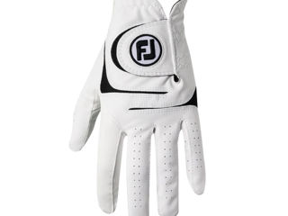 Мужские перчатки для гольфа FootJoy WeatherSof, упаковка из 2 шт. (белые) foto 3