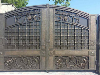 Balustrade , porți,  garduri, copertine, gratii , uși metalice și alte  confecții  din  fier. foto 6