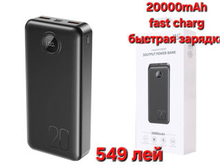 Power Bank 10000mAh, 20000mAh, 30000mAh, Livarare! foto 1