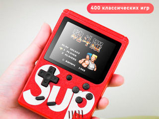 Портативная игровая приставка 400 встроенных игр. Consola de jocuri portabila 400 jocuri foto 2