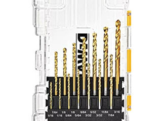 Set burghie dewalt acoperite cu nitrură de titan,21 piese foto 2