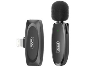 XO MKF08B Microfon lavalier fără fir cu latență scăzută, cu o singură atingere