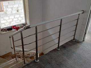 Перила из закаленного стеклa и плексигласa !!! Balustrade din sticla calita si pleksi foto 3