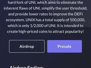 Airdrop UNIX token foto 6