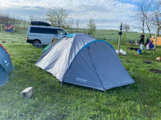 Ghiozdane camping Noi cu cort waterproof 3 persoane, saltea gonflabila, panou solar, Livrare foto 7