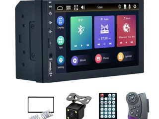 Asortiment larg! Magnitole 2-DIN pe Android 11/12! GPS/WiFi/3G/USB! Cameră spate CADOU! foto 8