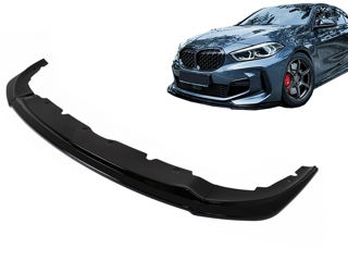 Prelungire Bara Fata compatibil cu BMW Seria 1 F40 M Sport (2019-Up) Negru Lucios foto 3