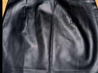 Fusta Pull & Bear S piele / юбка эко кожа foto 5