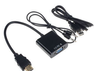 Адаптер VGA-HDMI (новые, гарантия) - Доставка бесплатно! foto 4