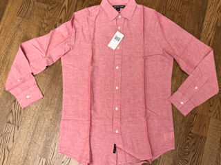 Michael Kors Men Classic Fit Shirt Size S Linen Cotton New
