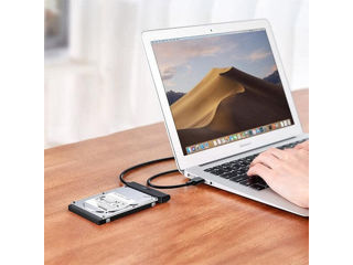Ugreen SATA Converter USB-A to 2.5 Inch HDD/SSD SATA 7+15 pini, Negru foto 6