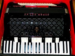 Acordeon profesional italian Super Salas Supermaestro foto 7