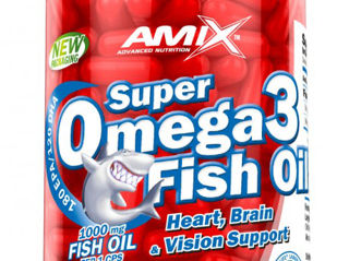 Омега 3  amix super omega3 fish oil 180 softgels.