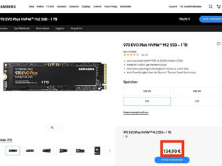 Samsung V-Nand SSD 970 EVO Plus NVME M.2 - 1TB Новый ! в Наличии! 100% Original! foto 4