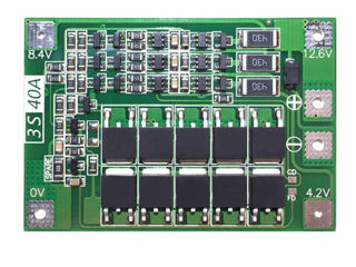 BMS Li-ion board 3S 11.1V 40A