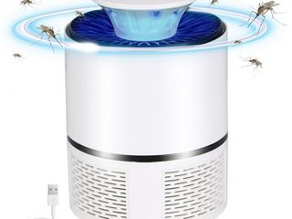 Лампа ловушка уничтожитель комаров насекомых Mosquito Killer Lamp White foto 6