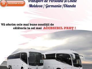 Transport de persoane și colete Moldova-Germania-Olanda foto 2