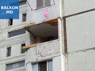 Reparatia balcoanelor, extinderea balconului. Ремонт балконов, расширение балконов любых серий домов foto 3