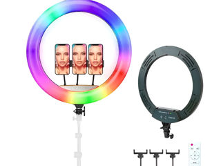 Lampa circulara RGB MJ56 foto 3