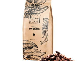 Cafea Boabe Nero Nobile Supremo Arabica 100 % Premium 1 Kg Livrare Moldova foto 1