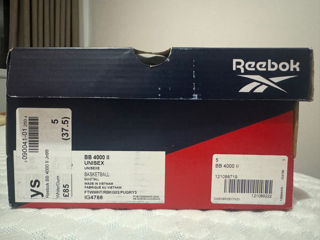 Ghete albe Reebok, piele foto 2