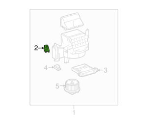 Серво привод печки салона Toyota Corolla foto 3