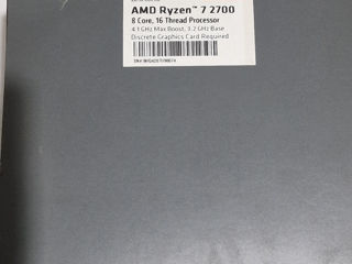 Amd Ryzen 7 2700 Box Cooler RGB foto 1