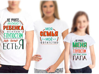 Печать на футболках Tipar pe tricou foto 4